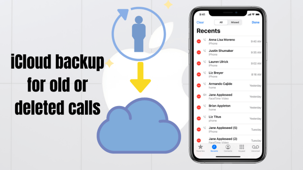 icloud backup for old or deleted calls