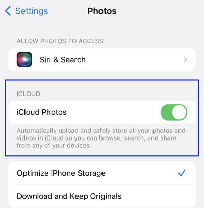 iCloud photos