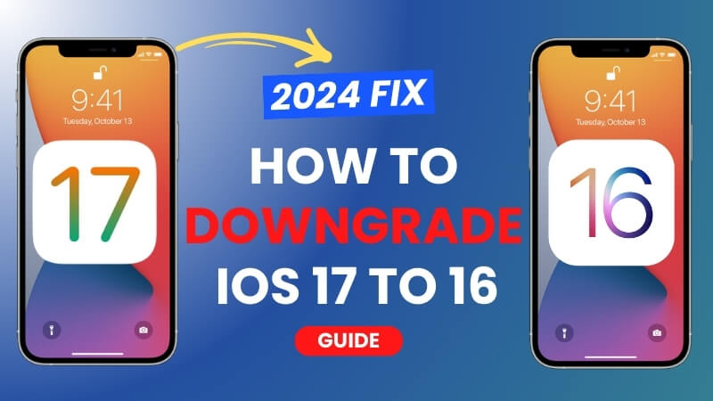 how to downgrade ios 17 to 16