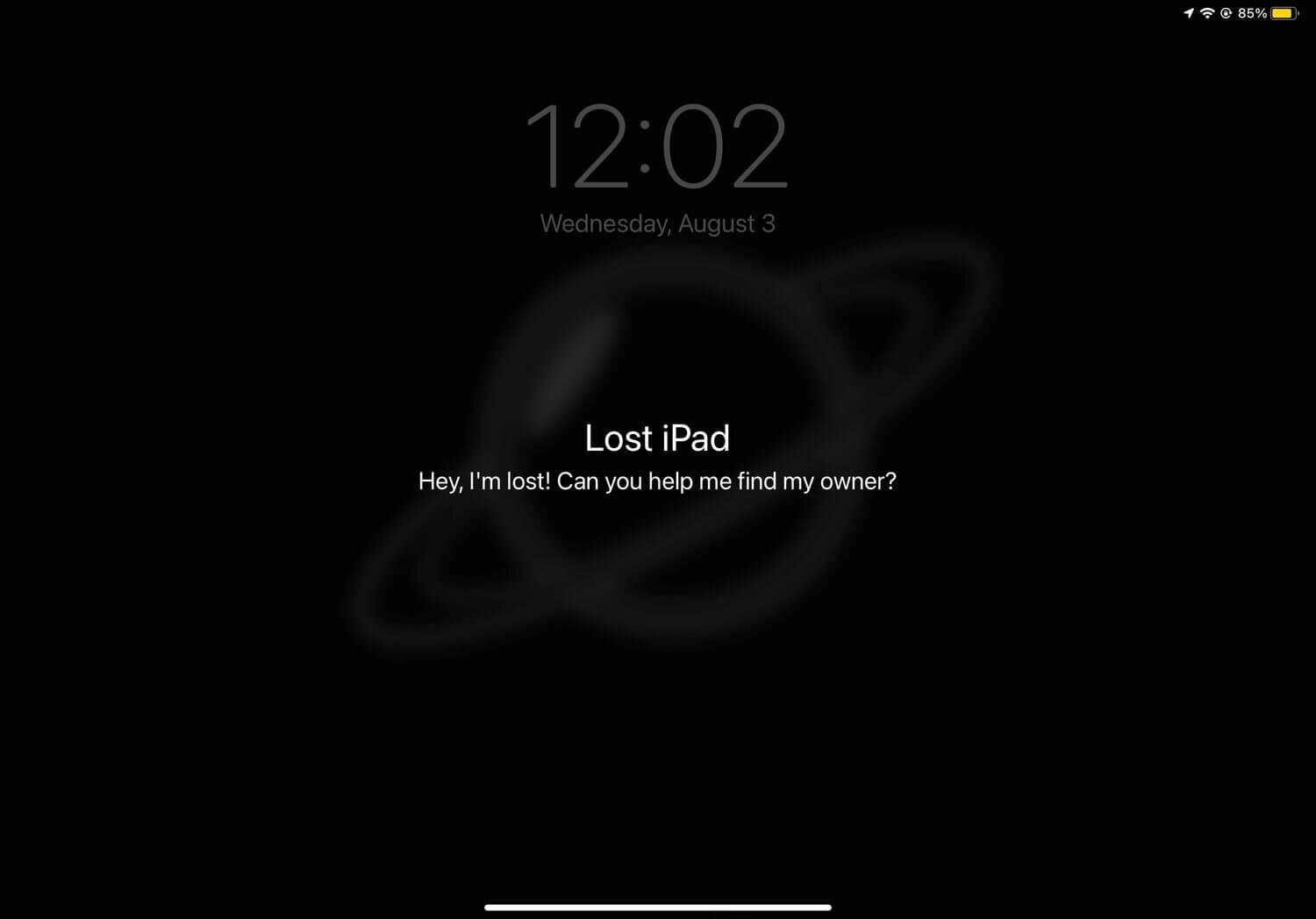 ipad is locked in lost mode