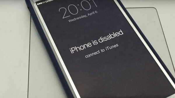 iPhone is disabled, connect to iTunes