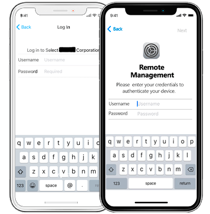 iphone remove management