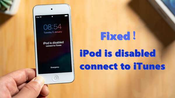 iPod is disabled, connect to iTunes