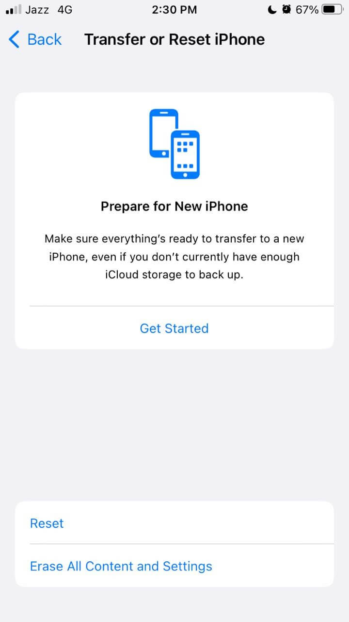 prepare new iphone