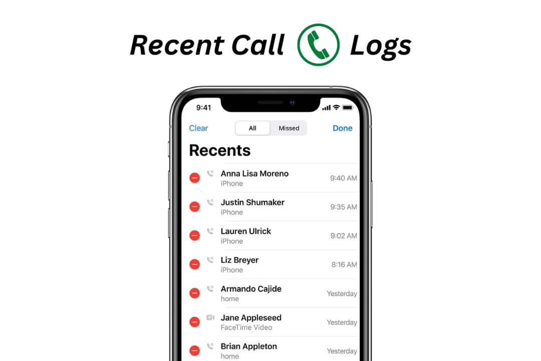 recent call logs