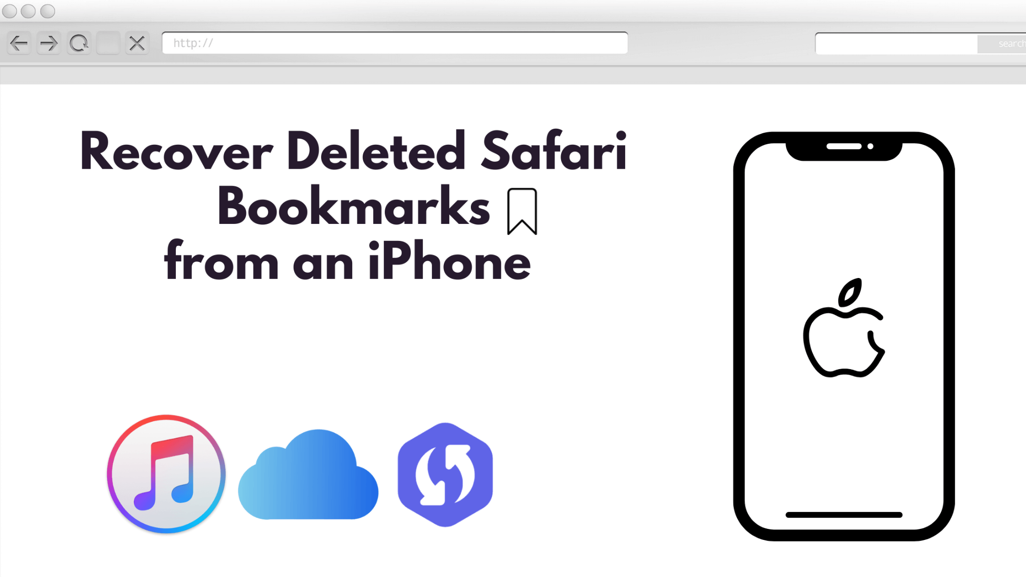 recover safari bookmarks iphone