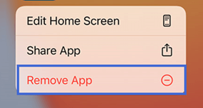 remove app