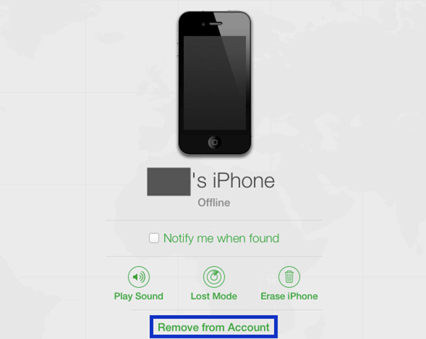 Remove Apple ID from iCloud