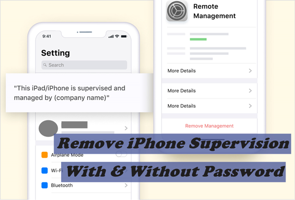 remove iPhone supervision