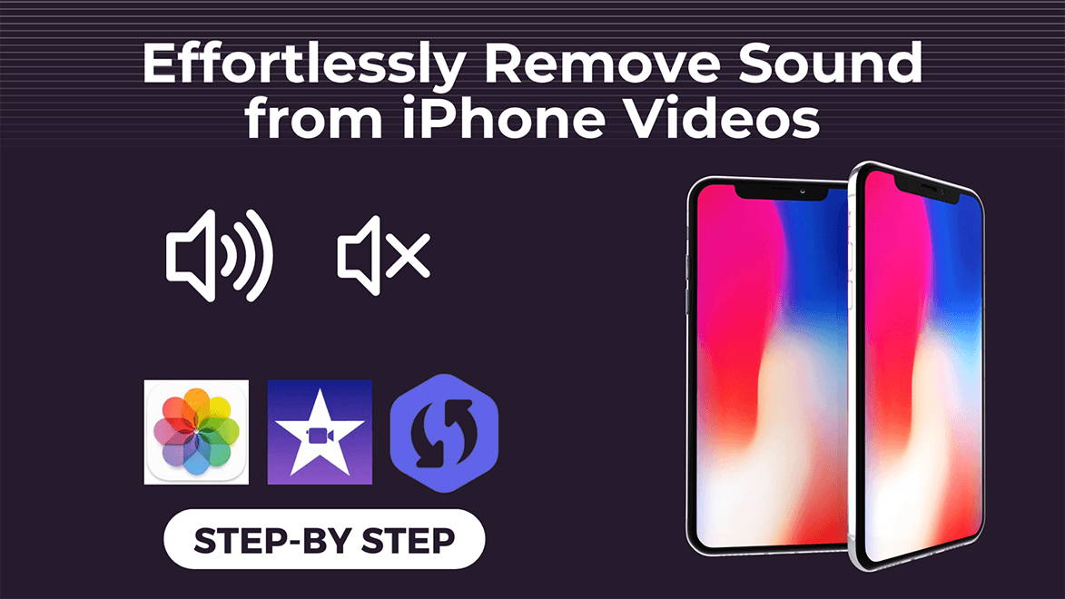 remove sound from iphone video
