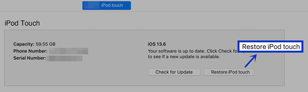 Restore iPod touch