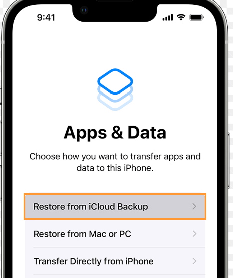 recover photos after factory reset with iCloud