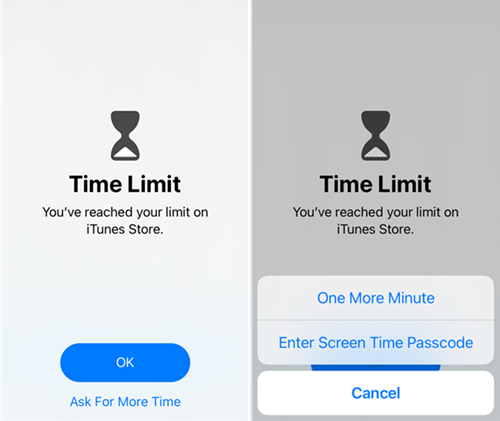 Screen Time limit