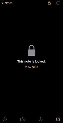 this note is locked