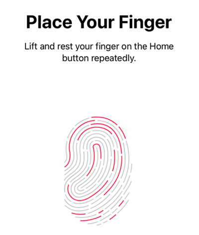 set up Touch ID