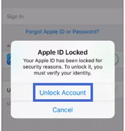 unlock account