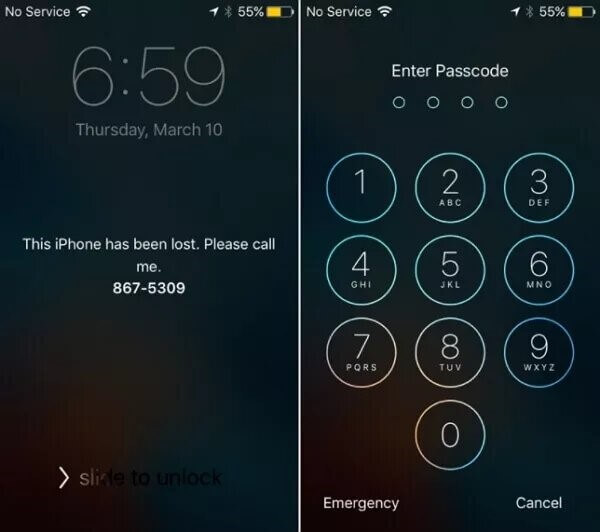 unlock iphone lost mode with passcode