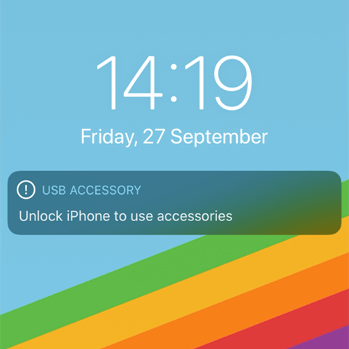unlock iPhone to use accessories