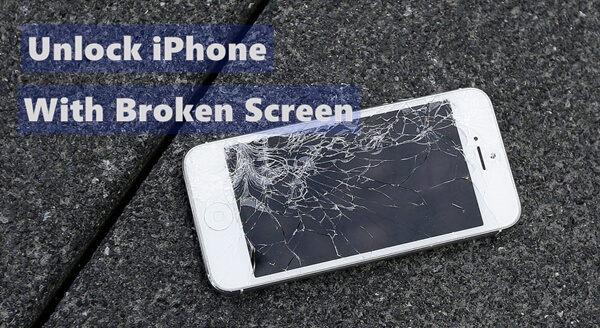 unlock iPhone with broken screen