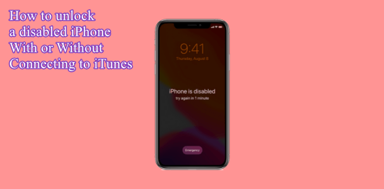unlock iphone without itunes