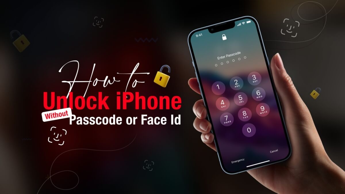 unlock iphone without passcode or face Id