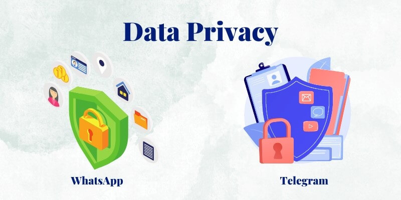 whatsapp vs telegram data and privacy