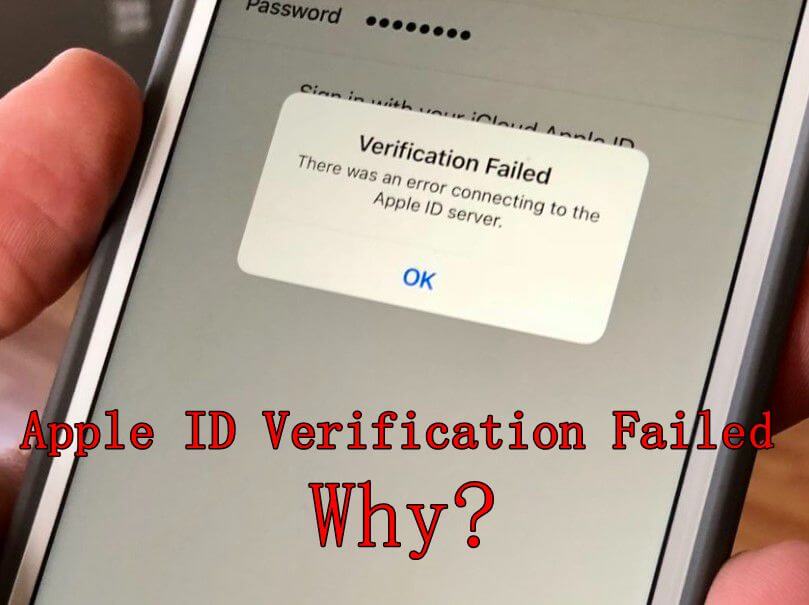 why apple id verification failed