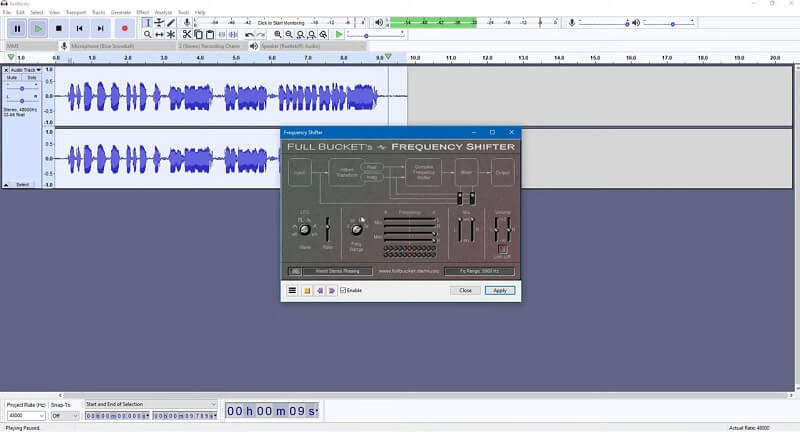 Audacity Shifter