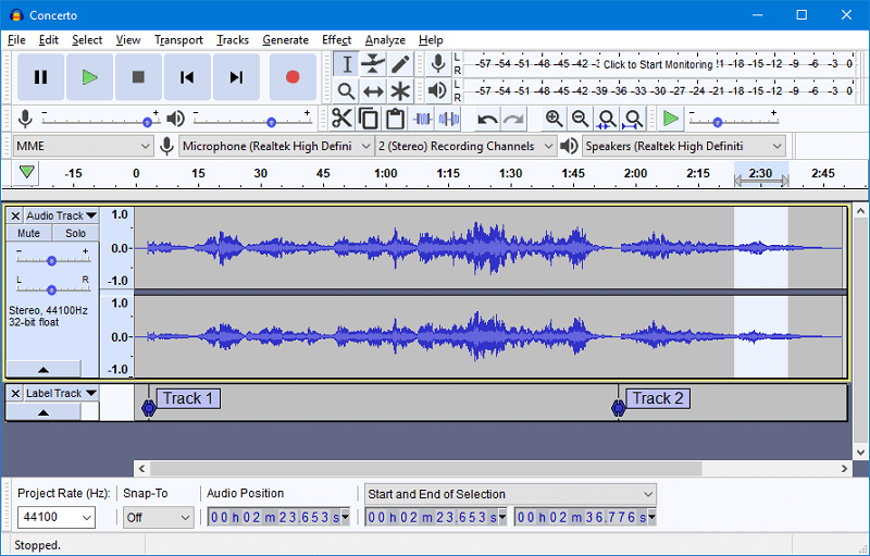 audacity voice changer