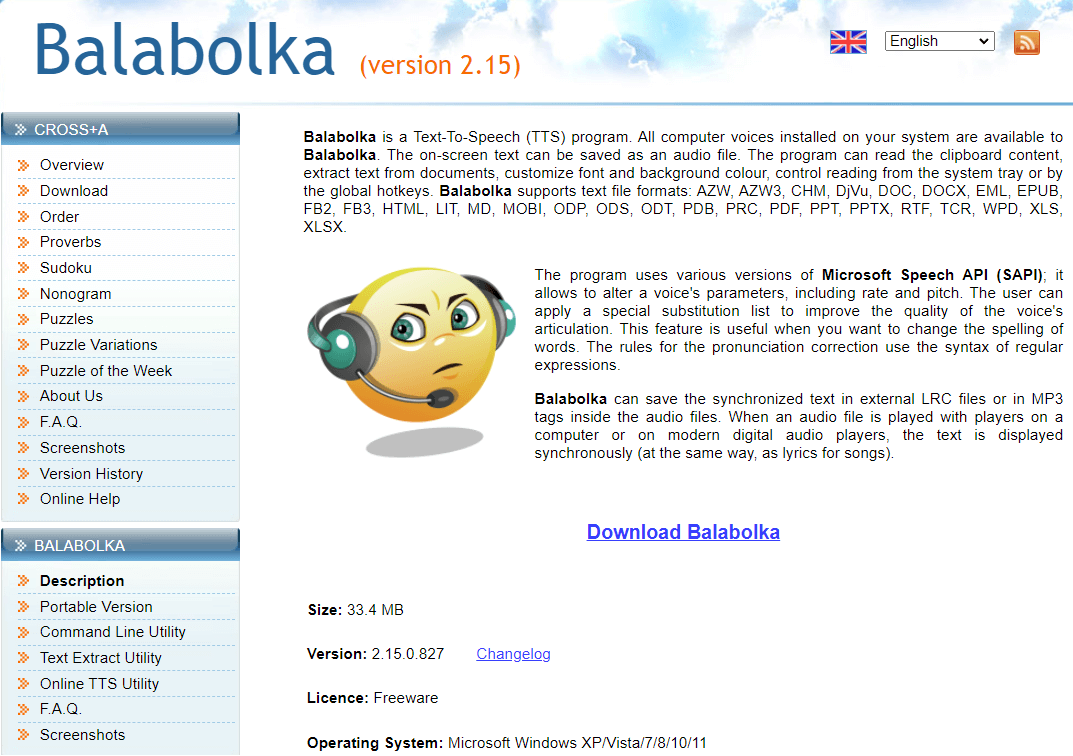 balabolka text to speech