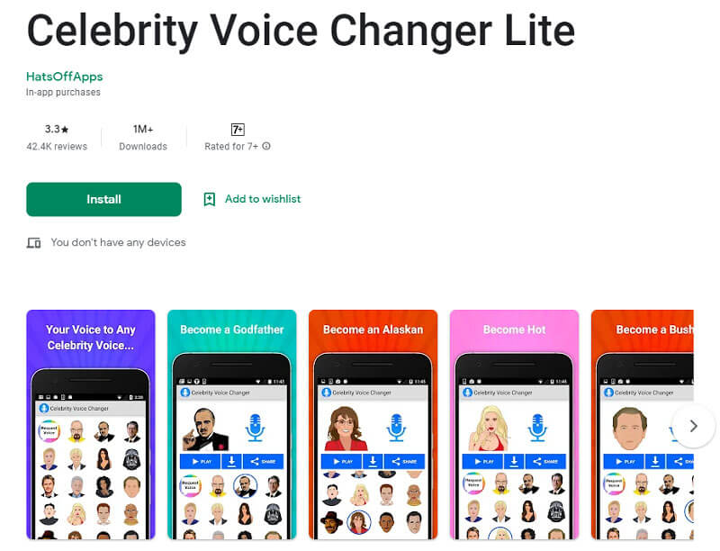 Celebrity Voice Changer App