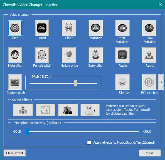 Clownfish Voice Changer for Streaming