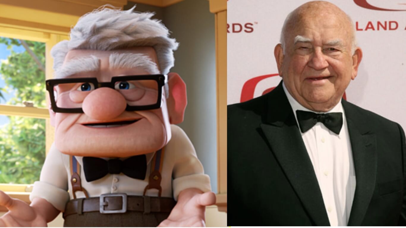 ed asner voices for carl's date movie