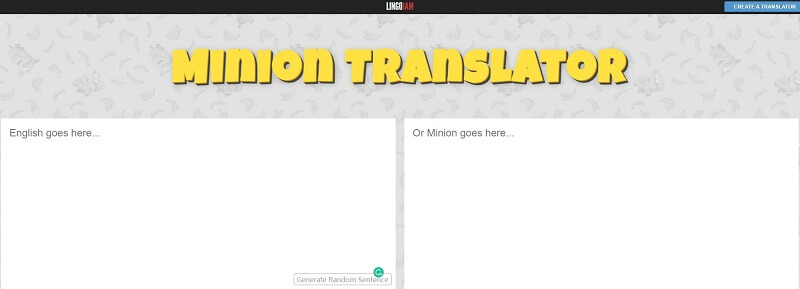 LingoJam minions text to speech online