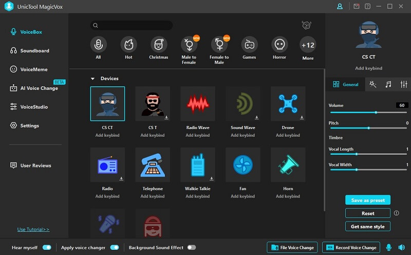 magicvox-obs-voice-changer-interface