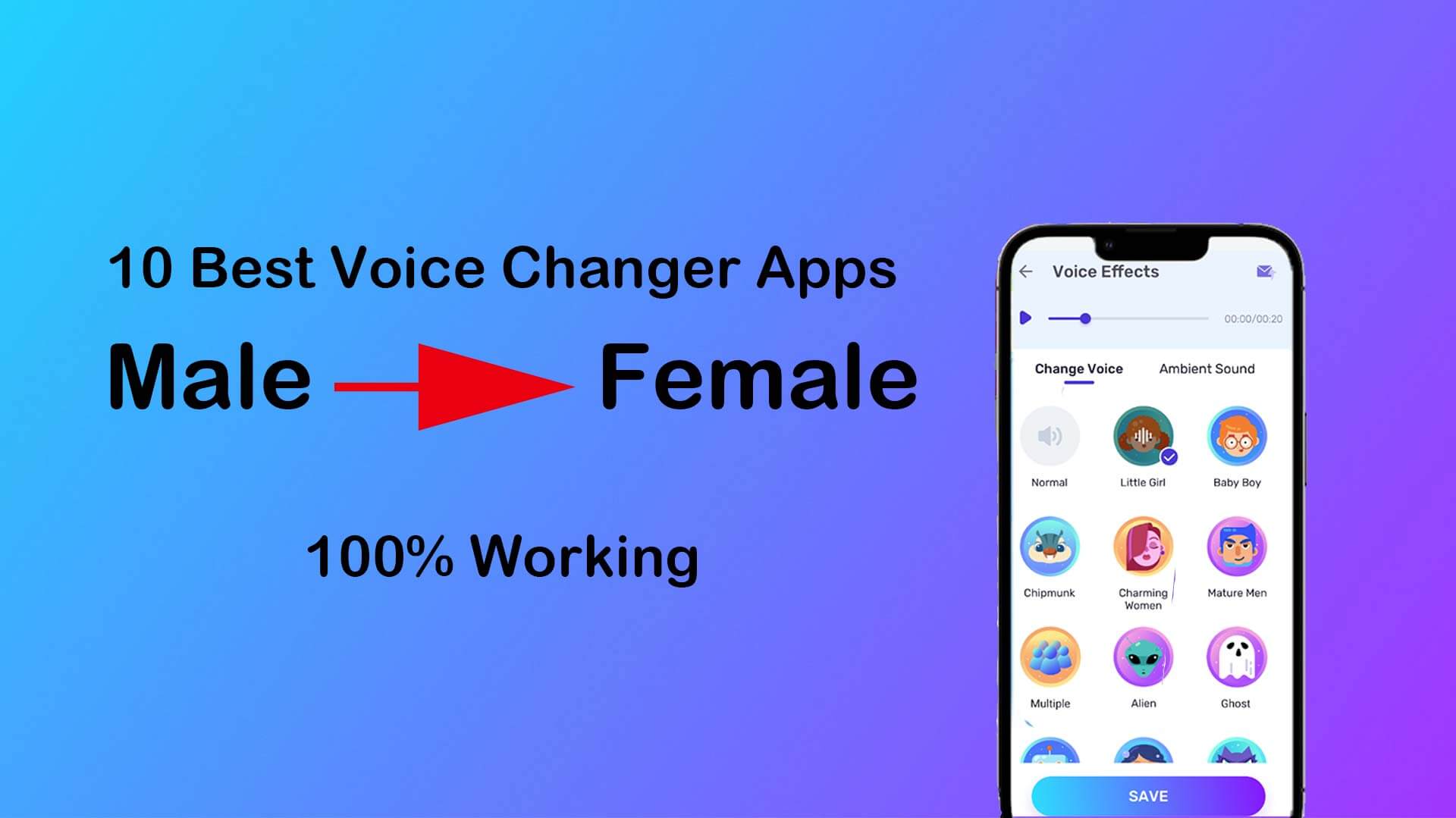 male to female voice changer article cover