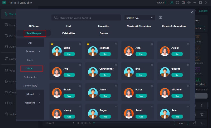 missile ai voice generator