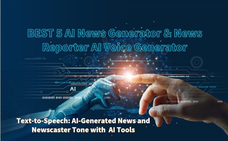 news reporter voice generator