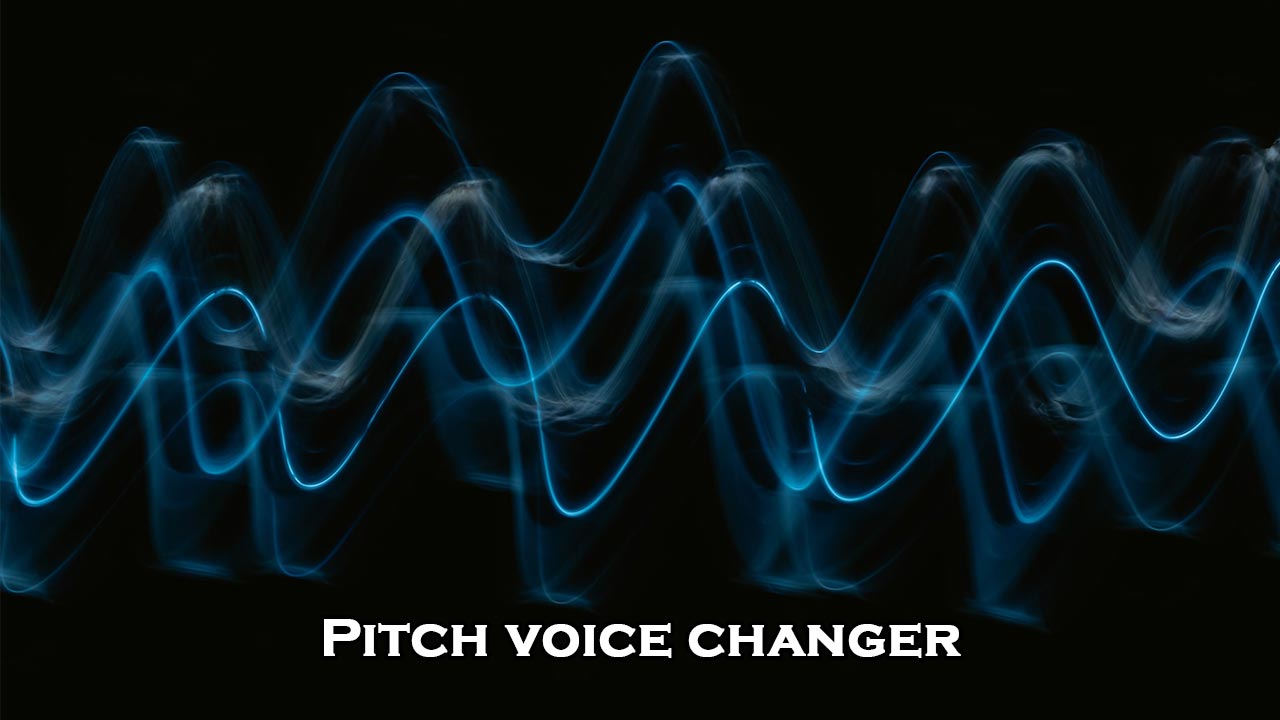 change pitch of voice online