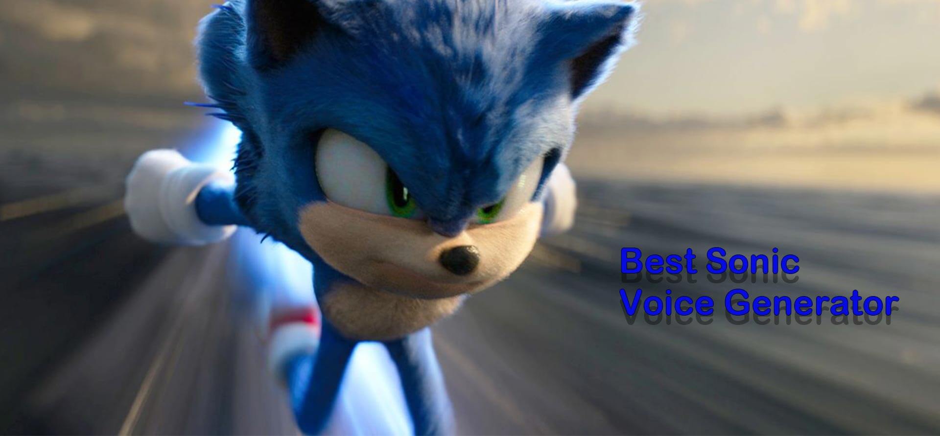 Sonic Voice Generator Cover