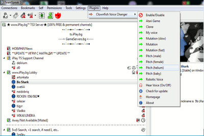 teamspeak voice changer