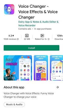 call voice changer for male to female
