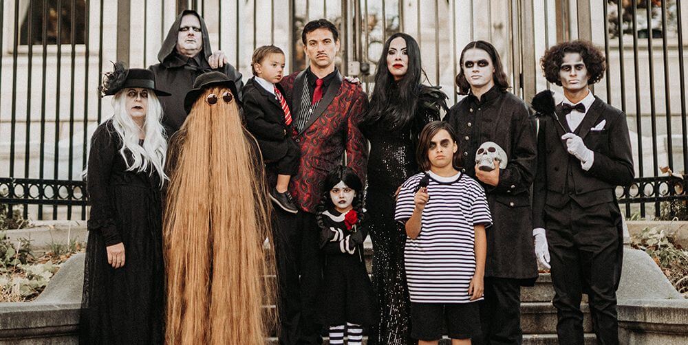 Addams Family Halloween costume