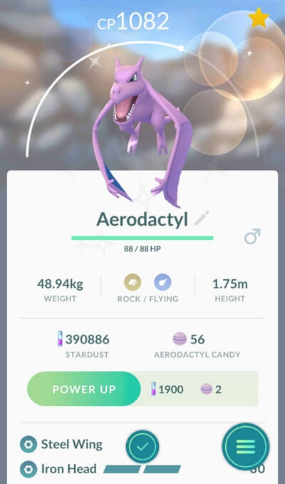 How to get Aerodactyl in Pokemon Go