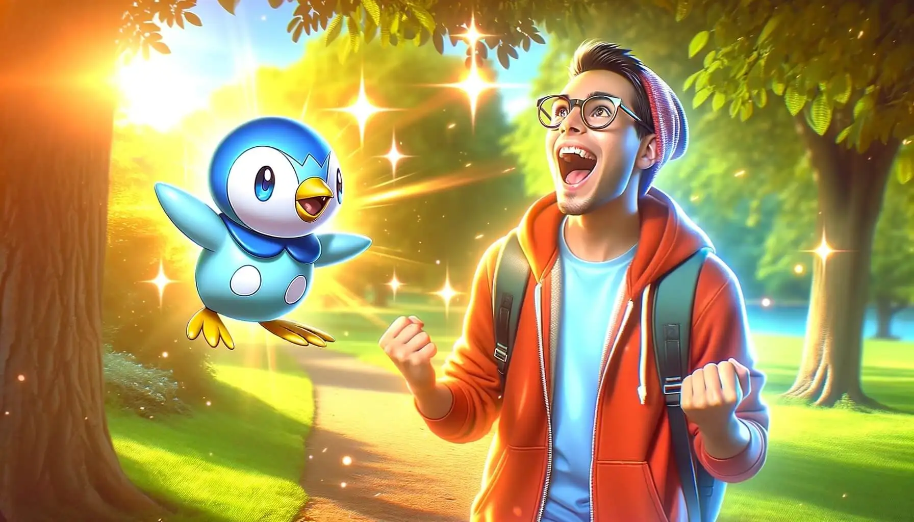 Tiplouf Shiny / Piplup Shiny Event - Pokémon GO - 30 Jours D'amitié - Compte Ou échange ?