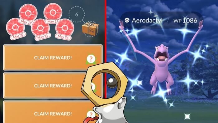 get Aerodactyl by completing a research task