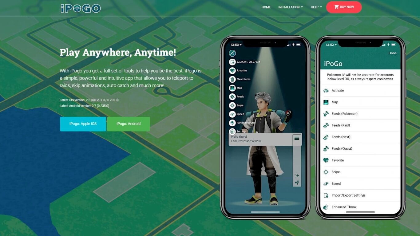 Pokemon GO Spoofer Guide for Android & iOS - iPOGO Review for Beginners! in  2023