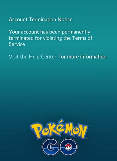 pokemon go terminate