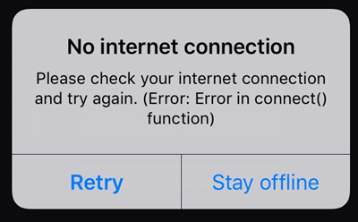 poor internet connectivity