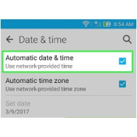 adjust the timezone on your Android device